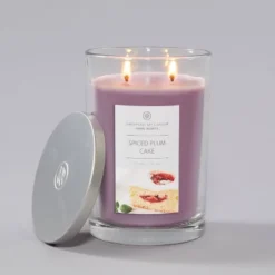 19oz Jar Candle Spiced Plum Cake Home Scents - Chesapeake Bay Candle -Home Decoration GUEST 723a6698 b8d2 4bdf 9af6 ab41941510eb
