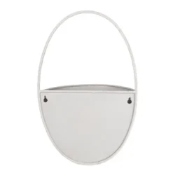 Textured Wall Pocket Gray Metal - Foreside Home & Garden -Home Decoration GUEST 72de920d 8d19 486b a10f 4e79f9962fb3