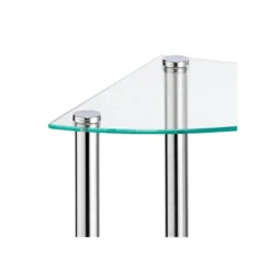 MDesign Glass/Metal Household Corner Organizer Shelf -Home Decoration GUEST 745a47f0 9c65 484e 8f67 3ced46715574