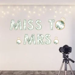 Big Dot Of Happiness Boho Botanical Bridal - Peel And Stick Greenery Party Large Banner Wall Decals - Miss To Mrs 13 Big Dot Of Happiness Boho Botanical Bridal - Peel And Stick Greenery Party Large Banner Wall Decals - Miss To Mrs -Home Decoration GUEST 75d460da 4dab 49de 97ee 1dd5046deae6