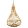 1-Light Armsfield Bell Pendant With Wood Shade Brown - EGLO -Home Decoration GUEST 78430e4e 16e4 4d85 a8c7 2516b44e25b4