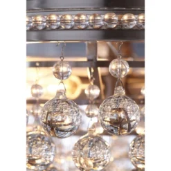 Vienna Full Spectrum Wohlfurst Brushed Nickel Pendant Chandelier 20 1/4" Wide Clear Crystal 5-Light Fixture For Dining Room House Foyer Kitchen Island -Home Decoration GUEST 78497437 6ff0 4e57 b0ef 49a78ef04d61