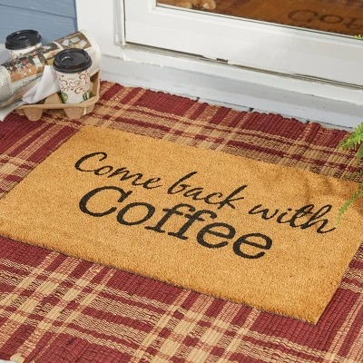 Park Designs Come Back With Coffee Doormat 1'6''x2'6'' 3 Park Designs Come Back With Coffee Doormat 1'6''x2'6''