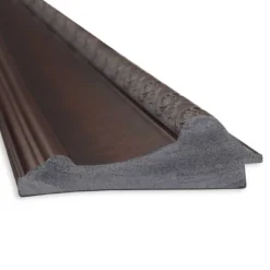 24" X 58" Non-Beveled Decorative Bronze Full Length On The Door Mirror - Amanti Art