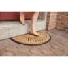 1'5" X 2'5" Shell Half-Circle Indoor/Outdoor Recycled Rubber/Coir Doormat Natural/Black - Entryways 2 1'5" X 2'5" Shell Half-Circle Indoor/Outdoor Recycled Rubber/Coir Doormat Natural/Black - Entryways -Home Decoration GUEST 7d11c601 f4a0 40bf a0f4 b82588e1f9da