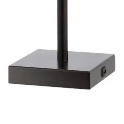 (Set Of 2) 25.5" 2-Light Austin Farmhouse Industrial Table Lamp With USB Charging Oil Rubbed Bronze (Includes LED Light Bulb) - JONATHAN Y -Home Decoration GUEST 7db90910 97ce 4f3f bd9f 93ef97000156