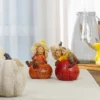 Northlight Set Of 2 Scarecrow On A Pumpkin Thanksgiving Table Figures -Home Decoration GUEST 7f19afec 6dbc 4ec3 bc87 6de6b087ac9b
