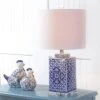 23" Choi Chinoiserie Table Lamp (Includes LED Light Bulb) Blue - JONATHAN Y -Home Decoration GUEST 8084d705 6588 41f1 9c35 7ee916b5d04f