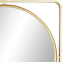 Modern Metal Iron Wall Mirror Gold - Olivia & May -Home Decoration GUEST 80e706ee 8f19 4788 885a 5ba2e6595498