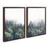 18" X 24" 2pc Sylvie Lush Green Forest On A Foggy Day Framed Canvases By The Creative Bunch Studio Brown - Kate & Laurel All Things Decor -Home Decoration GUEST 8322c112 cc3c 4bcc a02c 7795c7221ca8