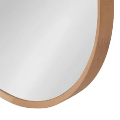 28" X 28" Norlund Framed Round Decorative Wall Mirror Natural - Kate & Laurel All Things Decor 11 28" X 28" Norlund Framed Round Decorative Wall Mirror Natural - Kate & Laurel All Things Decor -Home Decoration GUEST 8347ea74 c38a 47c7 9740 27e9f6fa4abb