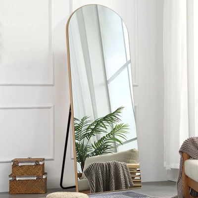 Oceana 71"x 24" Full Length Mirror Arch Floor Mirror With Bracket - The Pop Home 3 Oceana 71"x 24" Full Length Mirror Arch Floor Mirror With Bracket - The Pop Home