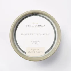 20oz Ceramic Blackberry Eucalyptus Candle Green - Threshold™ Designed With Studio McGee -Home Decoration GUEST 870ce181 98d9 4be6 a455 6aadadca64e1
