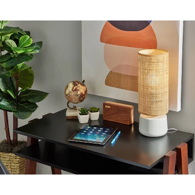 Sheffield Table Lantern White - Adesso 4 Sheffield Table Lantern White - Adesso - Image 2