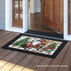 Wagon Gnome Winter Christmas Doormat 30" X 18" Indoor Outdoor Briarwood Lane 8 Wagon Gnome Winter Christmas Doormat 30" X 18" Indoor Outdoor Briarwood Lane -Home Decoration GUEST 874cfc38 3641 41d9 9548 cf9f03b251ae