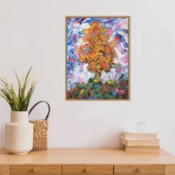 18" X 24" Tree II By Joseph Marshal Foster Framed Canvas Wall Art Orange - Amanti Art 9 18" X 24" Tree II By Joseph Marshal Foster Framed Canvas Wall Art Orange - Amanti Art -Home Decoration GUEST 90967c5f 8860 4f13 a644 e6ae6087a0b9