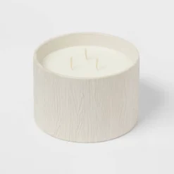 Textured Straight Side Ceramic Warm Cider & Cinnamon Candle White - Threshold™ 9 Textured Straight Side Ceramic Warm Cider & Cinnamon Candle White - Threshold™ -Home Decoration GUEST 913d534b 649d 4c6d 9f5e ee9feea56dbd