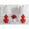 Eva Double Gourd Glass Lamp (Set Of 2) - Blood Orange - Safavieh 2 Eva Double Gourd Glass Lamp (Set Of 2) - Blood Orange - Safavieh -Home Decoration GUEST 92150b78 f8ba 41f9 aaa3 8c6d32faed14