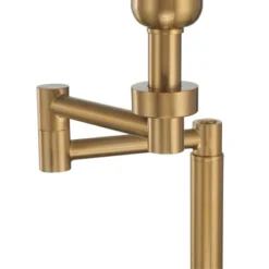 Possini Euro Design Camber Workstation Warm Gold Swing Arm Desk Lamp With Outlet And USB Port -Home Decoration GUEST 92a3dced d605 4801 921e 4401ce99aebe