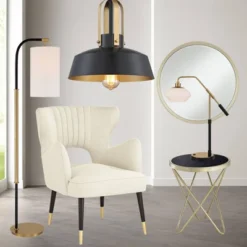 Possini Euro Design Black Warm Brass Mini Pendant Lighting Fixture 12" Wide Farmhouse Rustic For Dining Room House Home Kitchen Island High Ceilings -Home Decoration GUEST 94ec432f 20b8 4ccb bcdb dc2971fa869c