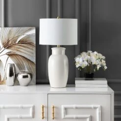 Norsi Table Lamp - Ivory - Safavieh
