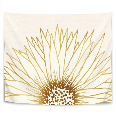 Simple Sunflower By Modern Tropical Wall Tapestry 5 Simple Sunflower By Modern Tropical Wall Tapestry - Image 3