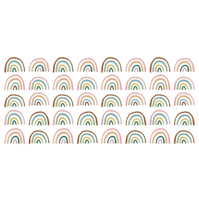 Retro Rainbow Peel And Stick Wall Decal - RoomMates 3 Retro Rainbow Peel And Stick Wall Decal - RoomMates