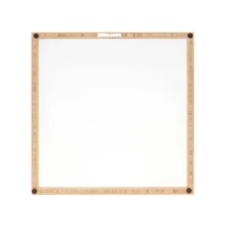 Orara Studio Modern Bamboo Framed Wall Art Blue/Brown - Deny Designs