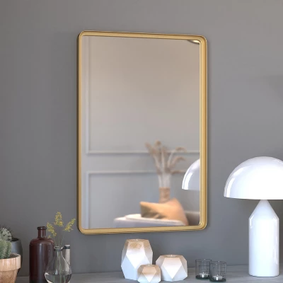 Merrick Lane Metal Deep Setd Wall Mirror For Bathroom, Entryway, Dining Room, & Living Room 3 Merrick Lane Metal Deep Setd Wall Mirror For Bathroom, Entryway, Dining Room, & Living Room