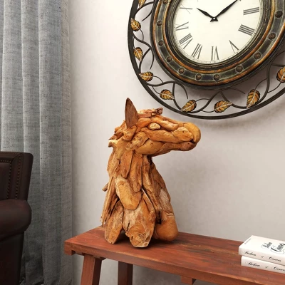 Amazing Animals Rustic Horse Head Sculpture (24") - Olivia & May 14 Amazing Animals Rustic Horse Head Sculpture (24") - Olivia & May - Image 12