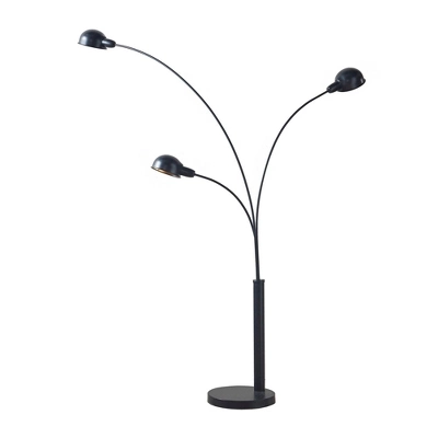 67" Archer 3-Light Adjustable Arc Floor Lamp Black - 510 Design 4 67" Archer 3-Light Adjustable Arc Floor Lamp Black - 510 Design - Image 2