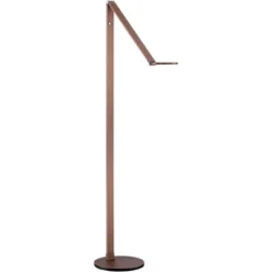 Possini Euro Design Magnum Modern Task Floor Lamp 61" Tall French Bronze Brown Metal LED Adjustable For Living Room Reading Bedroom Office House Home -Home Decoration GUEST 9a6b47e7 c08c 48ae 9631 c13173c3325f