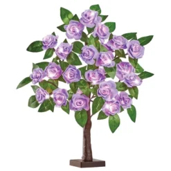 Collections Etc Lighted Tabletop Artificial Rose Tree And Greenery Decor 10 Collections Etc Lighted Tabletop Artificial Rose Tree And Greenery Decor -Home Decoration GUEST 9d42bfa6 b748 4d9a 8f52 69f3d924bbfe