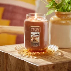Classic 22oz 'SALTED CARAMEL' Original Large Jar - Yankee Candle