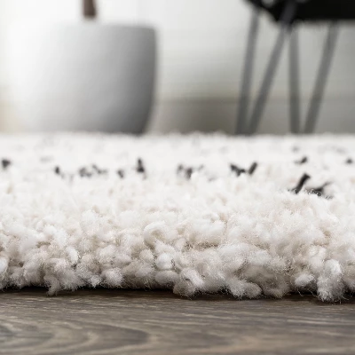 Inca Moroccan Diamond Shag Area Rug - JONATHAN Y 6 Inca Moroccan Diamond Shag Area Rug - JONATHAN Y - Image 4