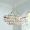 Vienna Full Spectrum Wohlfurst Brushed Nickel Pendant Chandelier 20 1/4" Wide Clear Crystal 5-Light Fixture For Dining Room House Foyer Kitchen Island -Home Decoration GUEST 9ee0cf5e 7277 4b5c 80a8 78e3da9e1a79