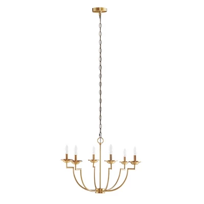 Savor Candelabra Styled Chandelier Gold - Hampton Hill 4 Savor Candelabra Styled Chandelier Gold - Hampton Hill - Image 2