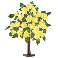 Collections Etc Lighted Tabletop Artificial Rose Tree And Greenery Decor 11 Collections Etc Lighted Tabletop Artificial Rose Tree And Greenery Decor -Home Decoration GUEST 9f19191a dabf 41bd 8e2f 8f6e0aba8139