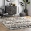 NuLOOM Zuri Shaggy Banded Area Rug 1 NuLOOM Zuri Shaggy Banded Area Rug -Home Decoration GUEST a0ca4f19 3717 42cc b4c3 fa04937c7a54