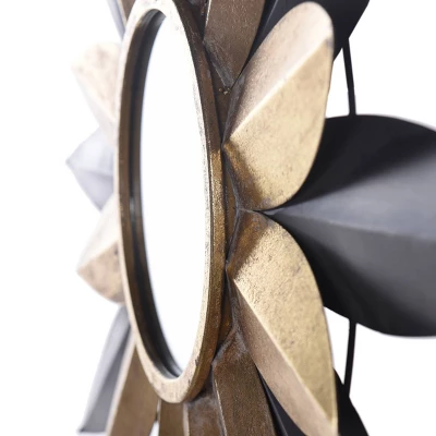 Star Struck Metal Wall Mirror Gold - StyleCraft 5 Star Struck Metal Wall Mirror Gold - StyleCraft - Image 3