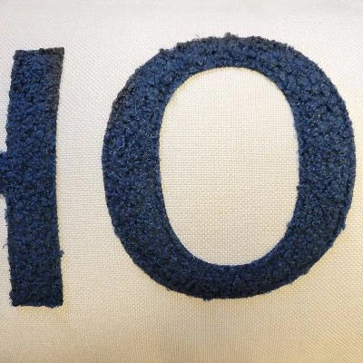 14"x28" Oversized 'Home' Plush Laser Cut With Buffalo Check Reverse Lumbar Throw Pillow - Edie@Home 7 14"x28" Oversized 'Home' Plush Laser Cut With Buffalo Check Reverse Lumbar Throw Pillow - Edie@Home - Image 5