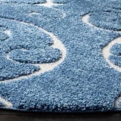2'3"x11' Runner Swirl Loomed Rug Light Blue/Cream - Safavieh -Home Decoration GUEST a3326333 45ad 46a7 b16a cc96806123dc