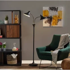 Ascot Floor Lamp Black - Adesso -Home Decoration GUEST a4293ae3 8685 4b85 a337 36b759504aa2