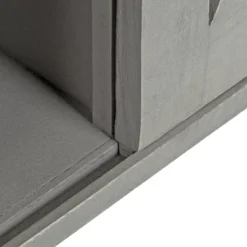 18" X 8" X 20" Decorative Farmhouse Cabinet With Barn Door And 3 Knobs Gray - Kate & Laurel All Things Decor 9 18" X 8" X 20" Decorative Farmhouse Cabinet With Barn Door And 3 Knobs Gray - Kate & Laurel All Things Decor -Home Decoration GUEST a4990a06 8390 4dd3 a485 73651c1150a8