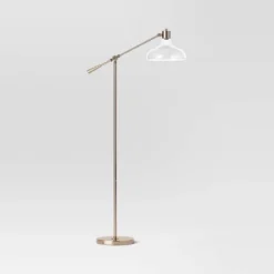 Crosby Bell Floor Lamp Brass With Glass Shade - Threshold™ -Home Decoration GUEST a56aefbc c219 4e3d a609 84cc3103cc5e