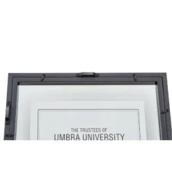 8.5" X 11" Matted To 11" X 14" Document Frame Black - Umbra -Home Decoration GUEST a82f0e1e 3363 4649 b675 1de392408aef