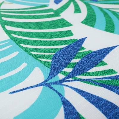 Pillow Perfect - 25" Indoor Outdoor Floor Pillow Islamorada Blue/Green 4 Pillow Perfect - 25" Indoor Outdoor Floor Pillow Islamorada Blue/Green - Image 2