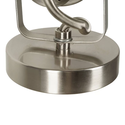 6" Spotlight Desk Or Wall Mount Accent Table Lamp Brushed Nickel - Cresswell Lighting 5 6" Spotlight Desk Or Wall Mount Accent Table Lamp Brushed Nickel - Cresswell Lighting - Image 3