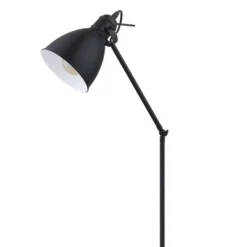 1-Light Priddy Floor Lamp With Interior Shade Black - EGLO