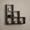 19" X 5" Stepped Six Cube Wall Shelf Black - Danya B. 1 19" X 5" Stepped Six Cube Wall Shelf Black - Danya B. -Home Decoration GUEST ab0a7f2b 0f78 428b bb25 29c1549e4889
